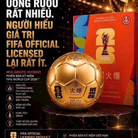 RƯỢU NGŨ LƯƠNG DỊCH bản FIFA WORLD CUP 2026