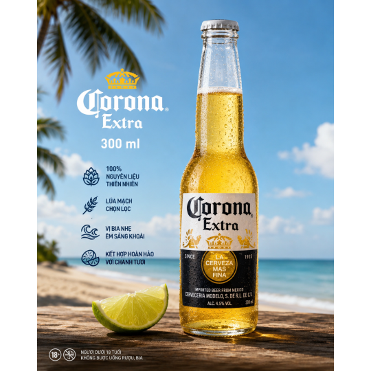 BIA CORONA 300ml 